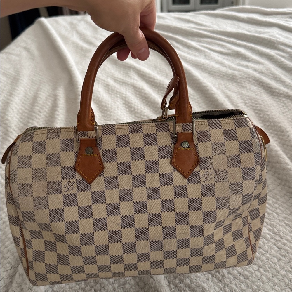 Authentic Louis Vuitton Damier Azur Speedy 30 - Picture 11 of 11